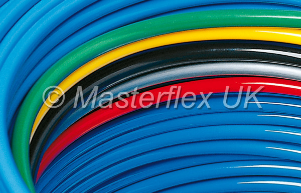 Flexible Pneumatic Tubing (Shore 98 A, Hard Polyurethane)