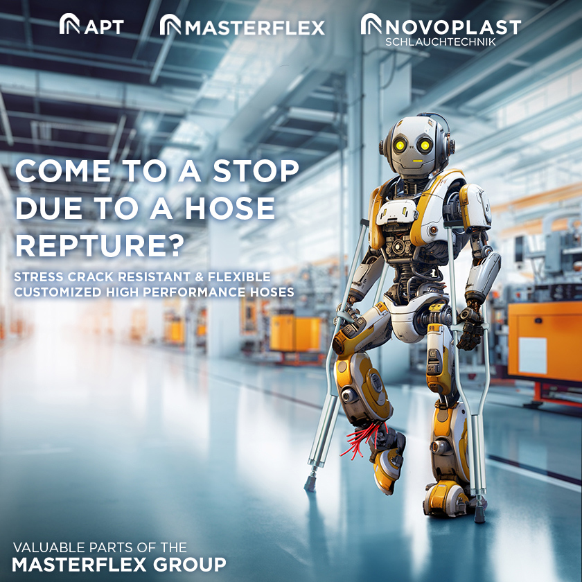 Robot with Damaged Hose